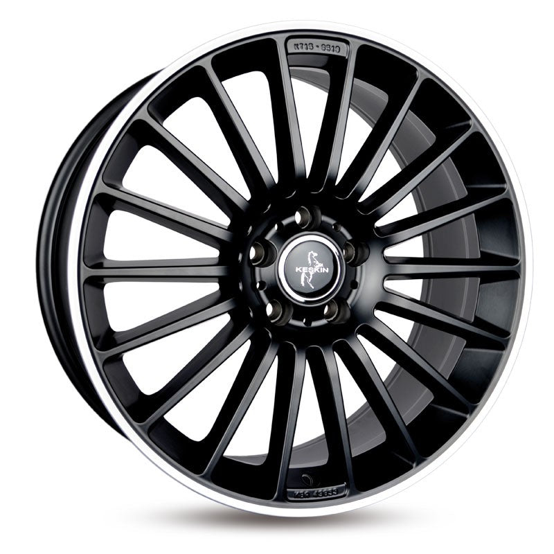 Keskin KT15 Alufælge 18" 5x112 ET45 – Poleret/sort mat (sæt á 4)