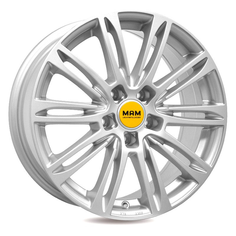 MAM A4 Alufælge 18" 5x112 ET35 – Sølv (sæt á 4)