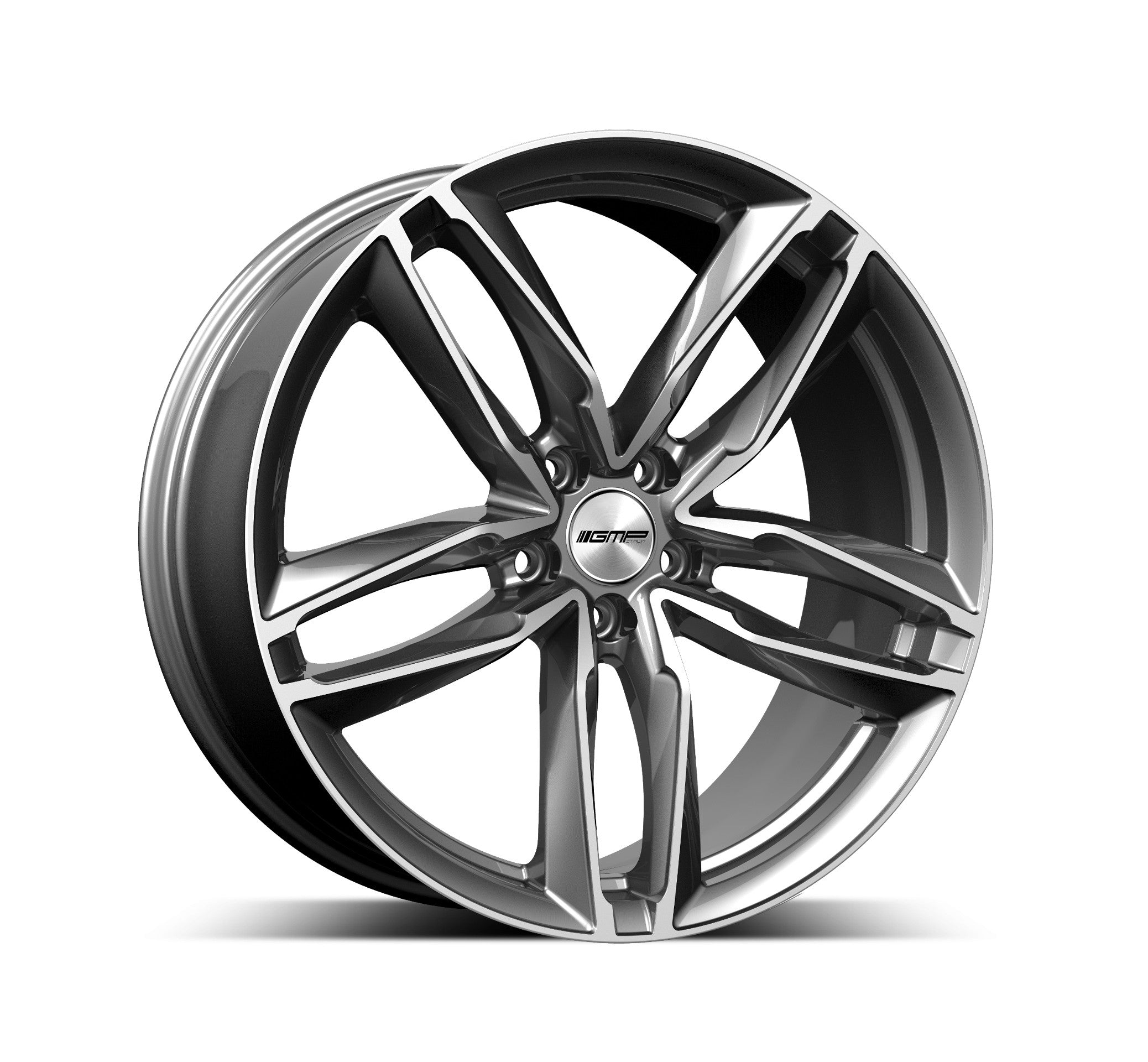 GMP Italia ATOM Alufælge 17" 5x112 ET45 – Poleret/grafit (sæt á 4)