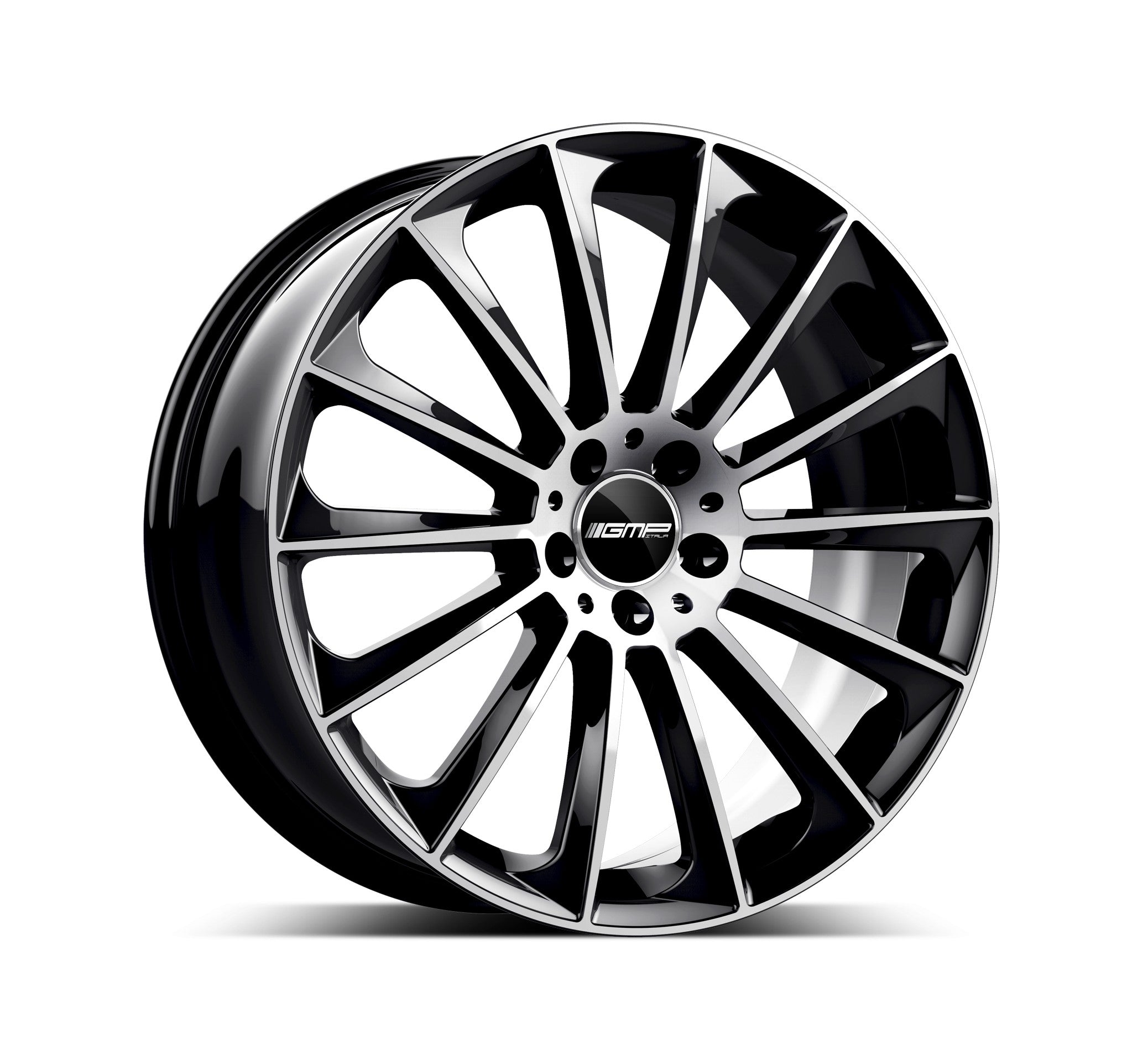 GMP Italia STELLAR Alufælge 20" 5x112 ET45 – Poleret/sort (sæt á 4)