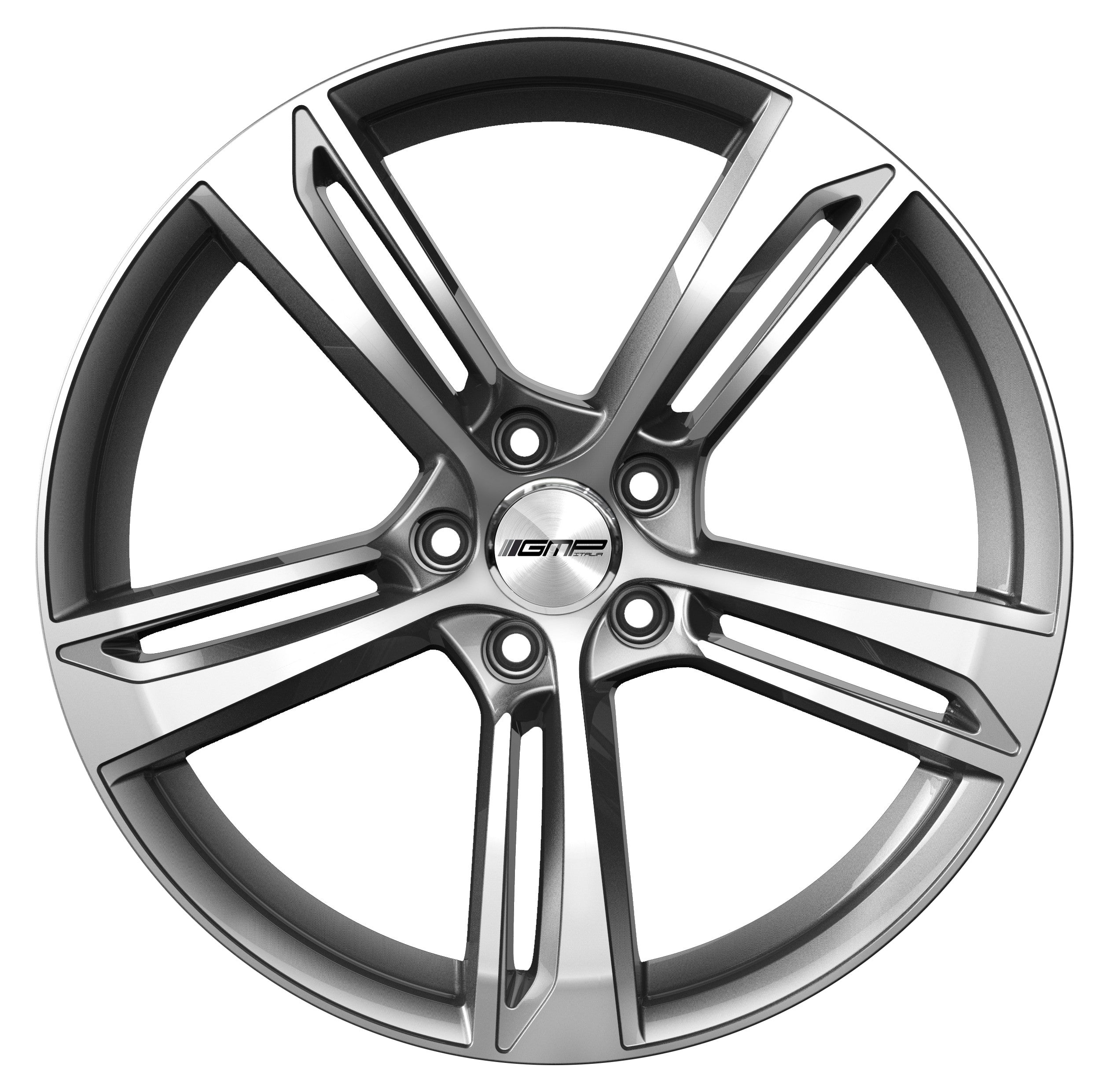 GMP Italia PAKY Alufælge 20" 5x112 ET42 – Poleret/grafit (sæt á 4)