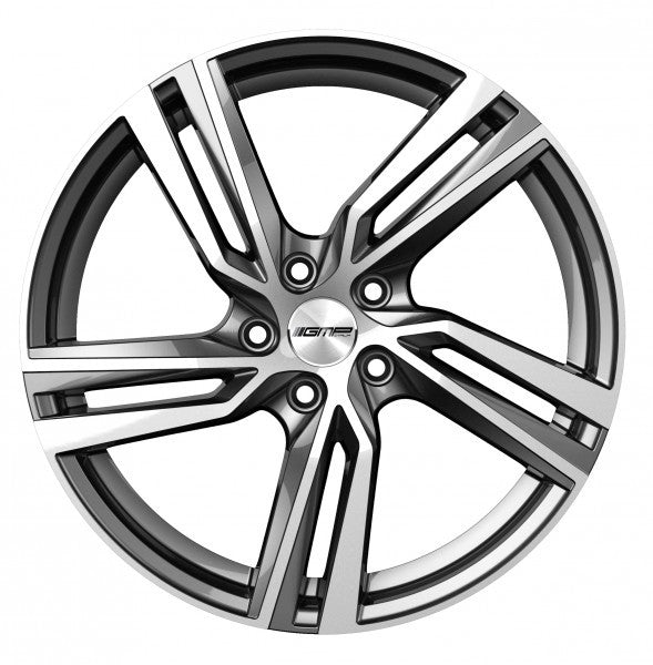 GMP Italia ARCAN Alufælge 18" 5x114.3 ET45 – Poleret/grafit (sæt á 4)