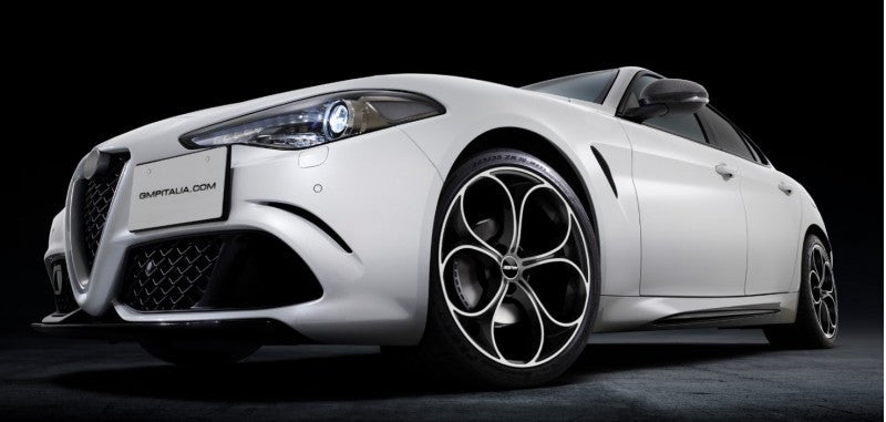GMP Italia DRAKE Alufælge 20" 5x110 ET31 – Poleret/sort (sæt á 4)
