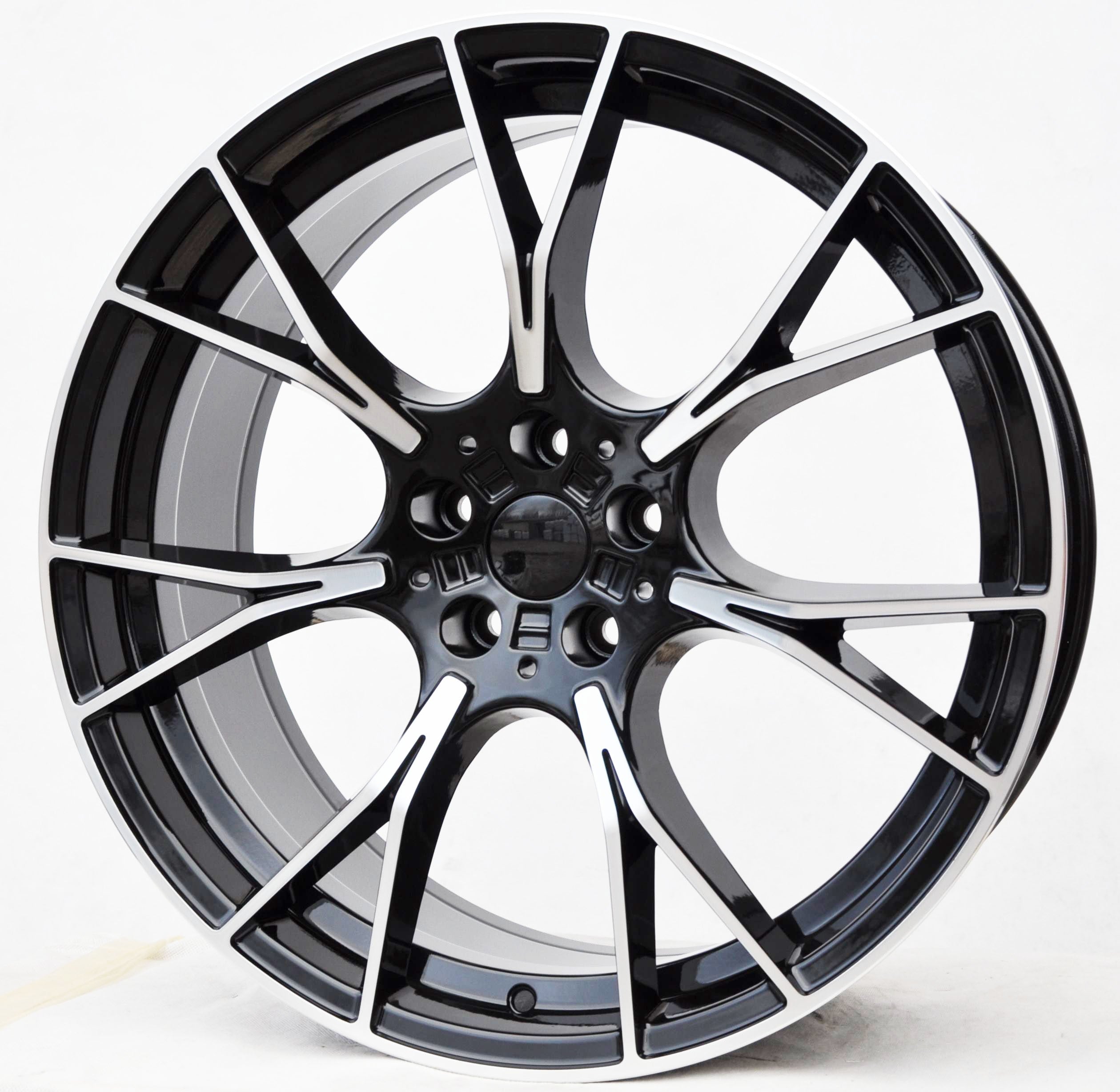 PDW 1617 Alufælge 20" 5x112 ET26 – Poleret/sort (sæt á 4)