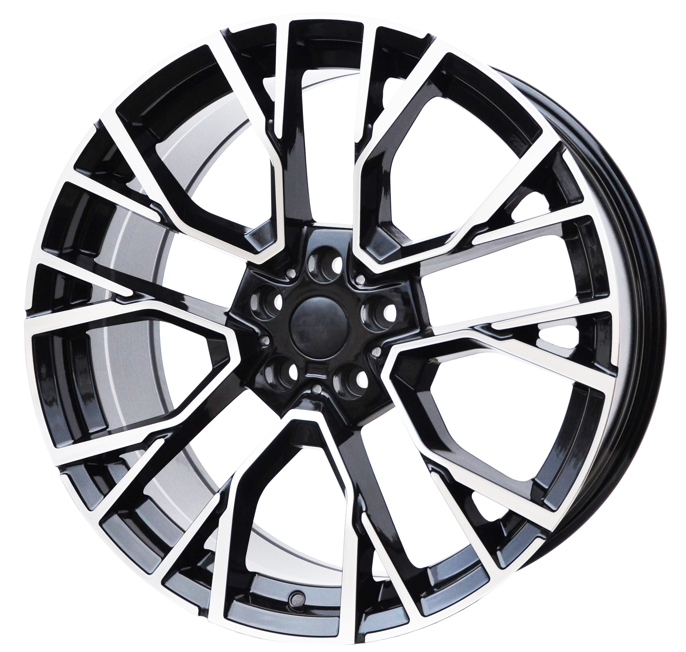 PDW 5769 Alufælge 20" 5x112 ET35 – Poleret/sort (sæt á 4)