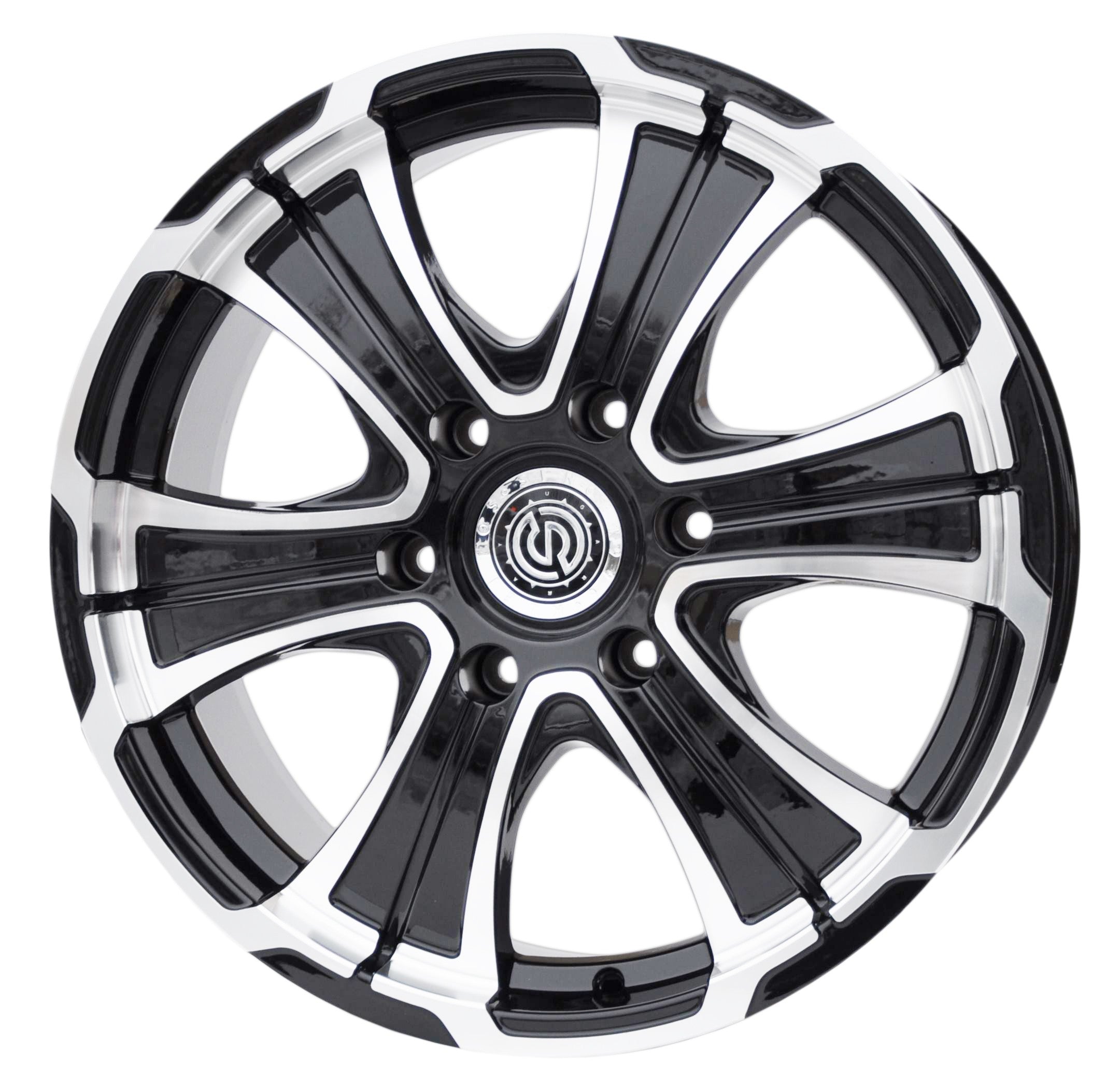 PDW 1348 Alufælge 18" 6x139.7 ET40 – Poleret/sort (sæt á 4)