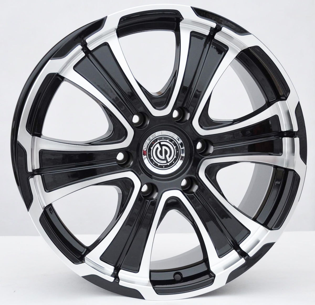 PDW 1348 Alufælge 18" 6x139.7 ET40 – Poleret/sort (sæt á 4)
