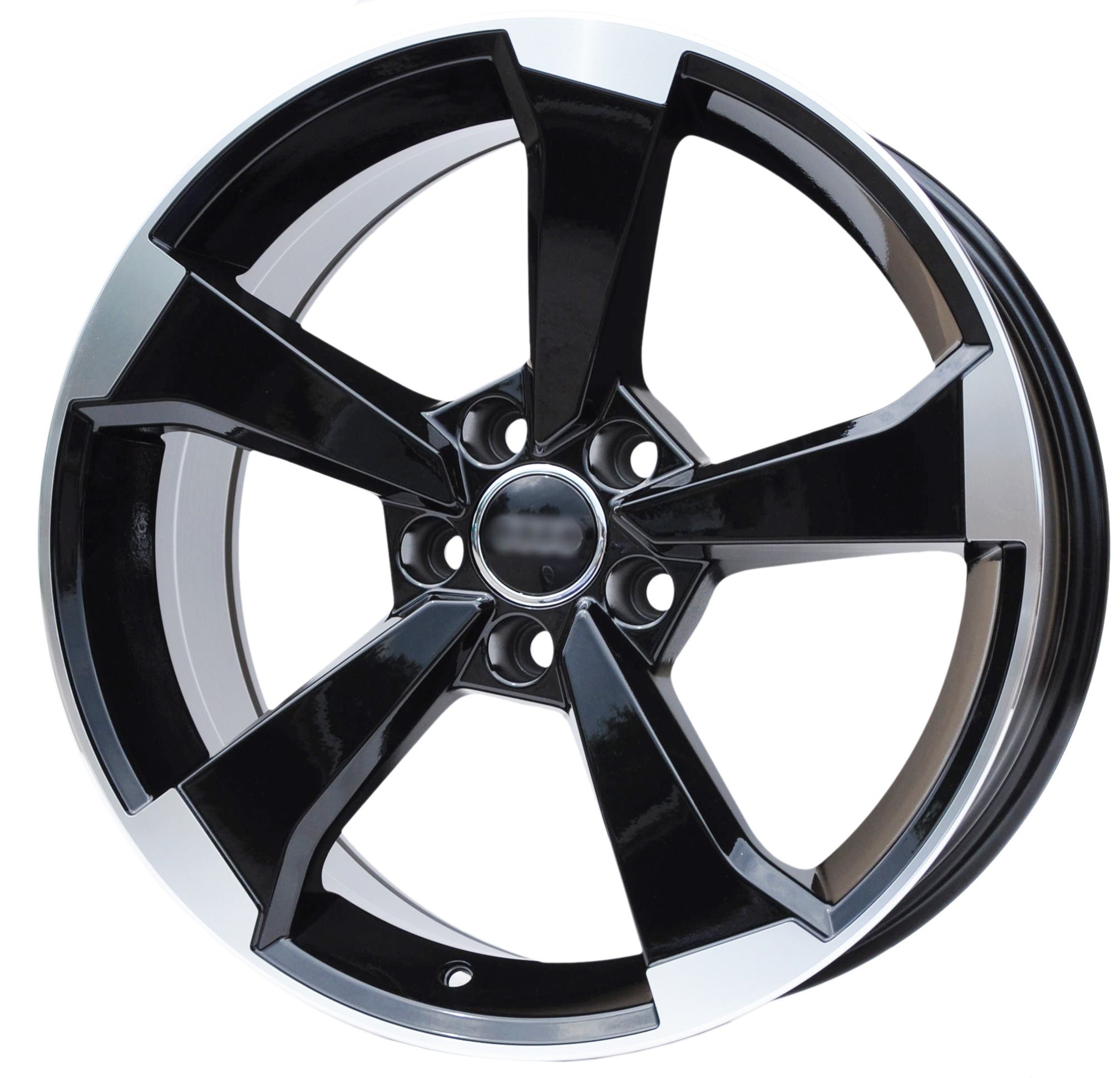 PDW 351 Alufælge 19" 5x112 ET43 – Poleret/sort (sæt á 4)
