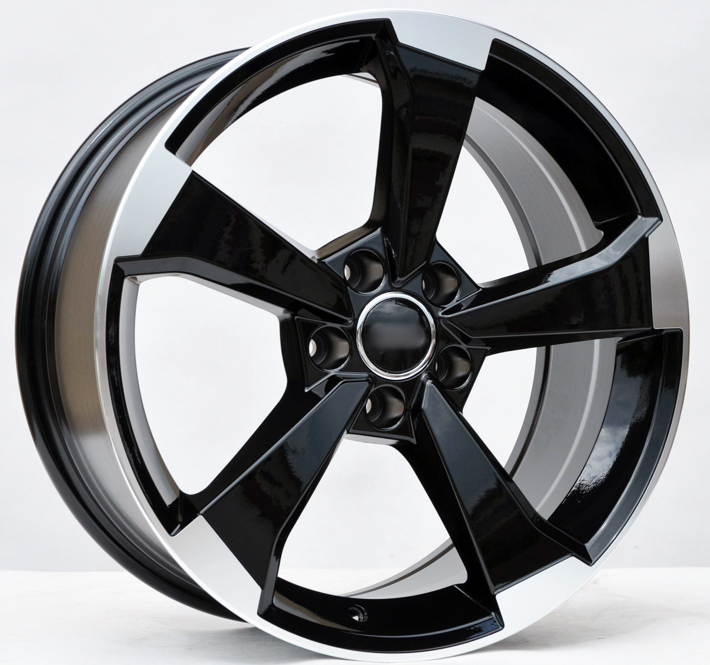 PDW 351 Alufælge 19" 5x112 ET43 – Poleret/sort (sæt á 4)