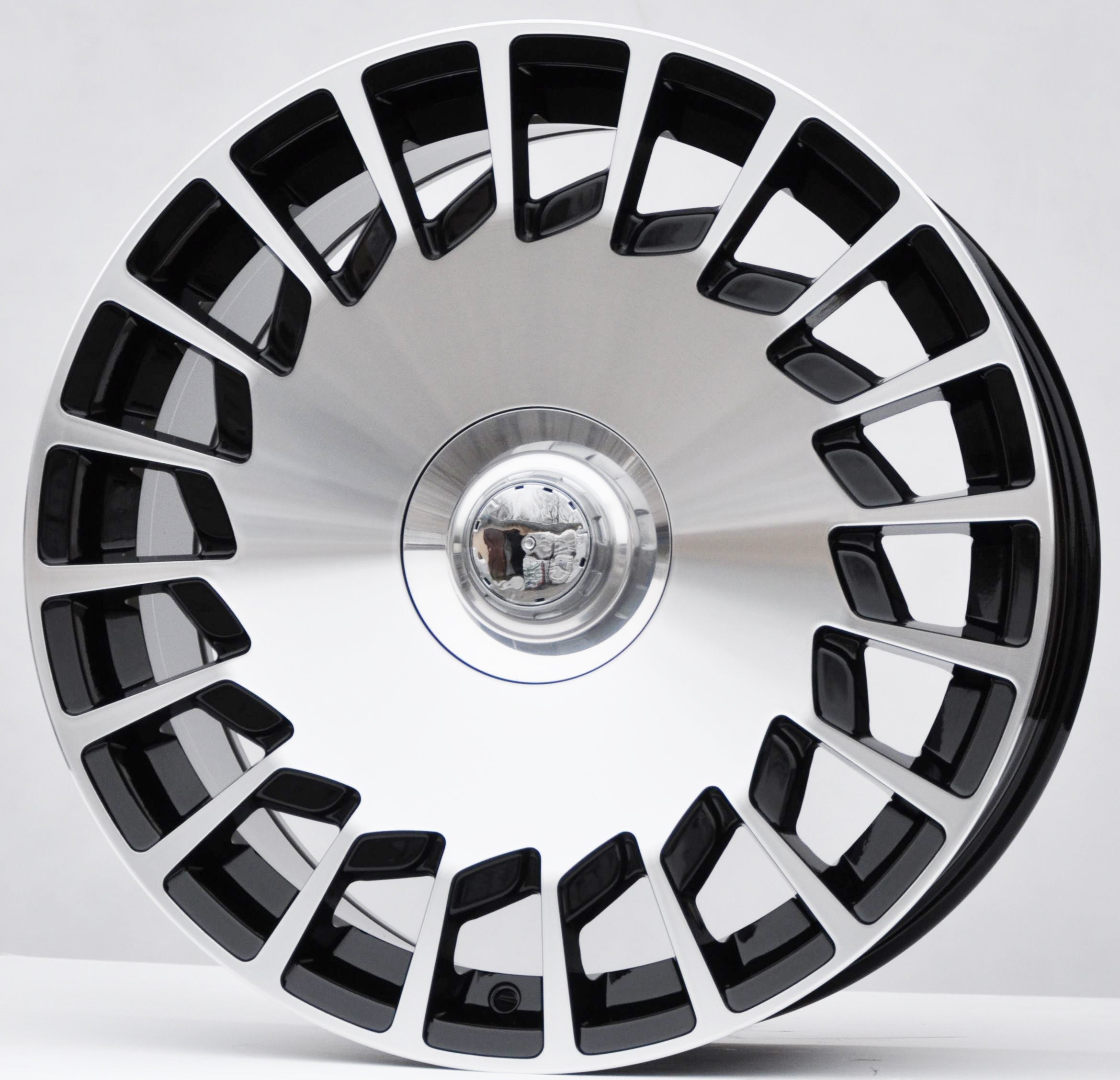 PDW 1464 Alufælge 19" 5x112 ET35 – Poleret/sort (sæt á 4)