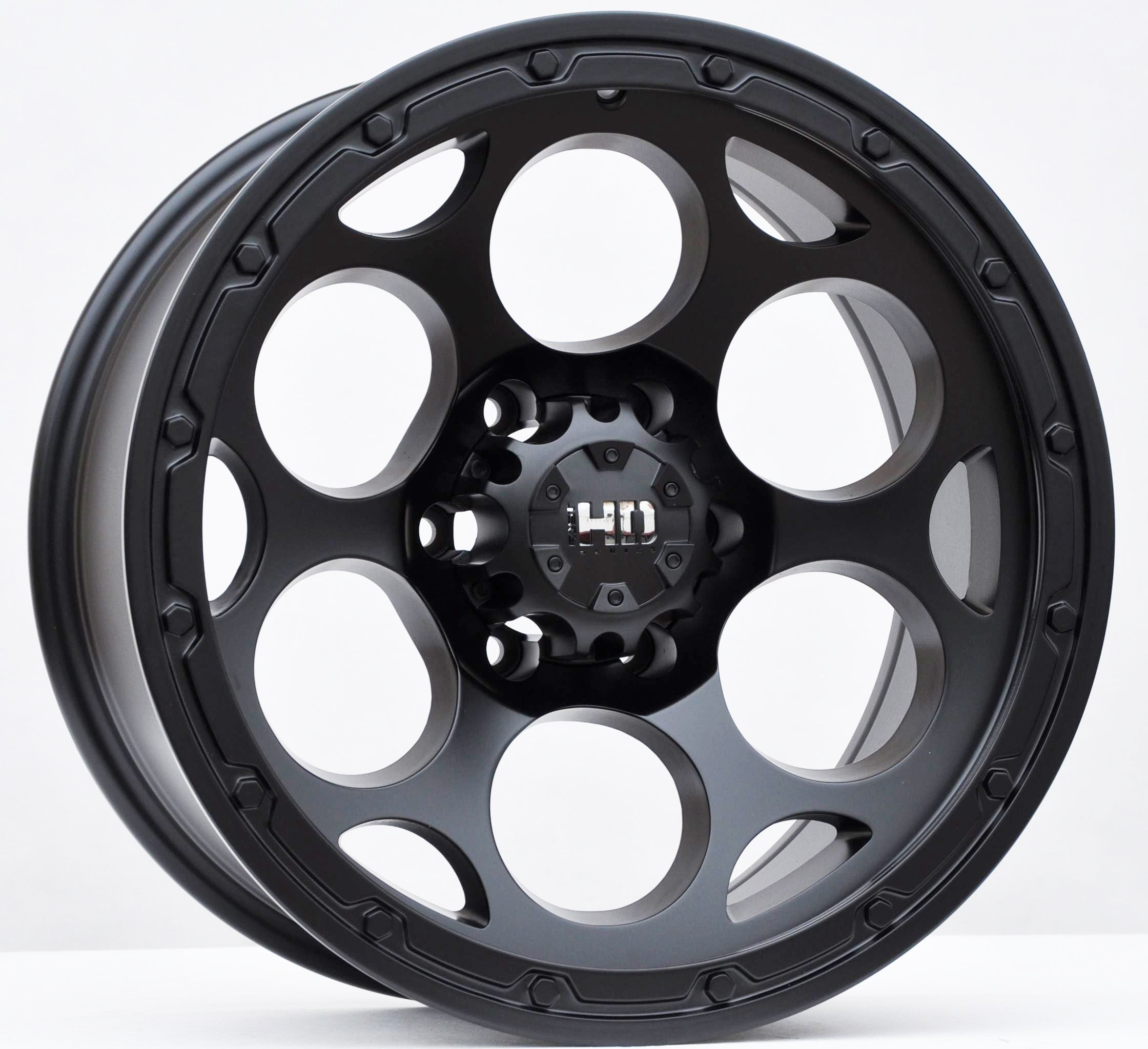 PDW 5748 Alufælge 18" 6x139.7 ET-20 – Sort (sæt á 4)