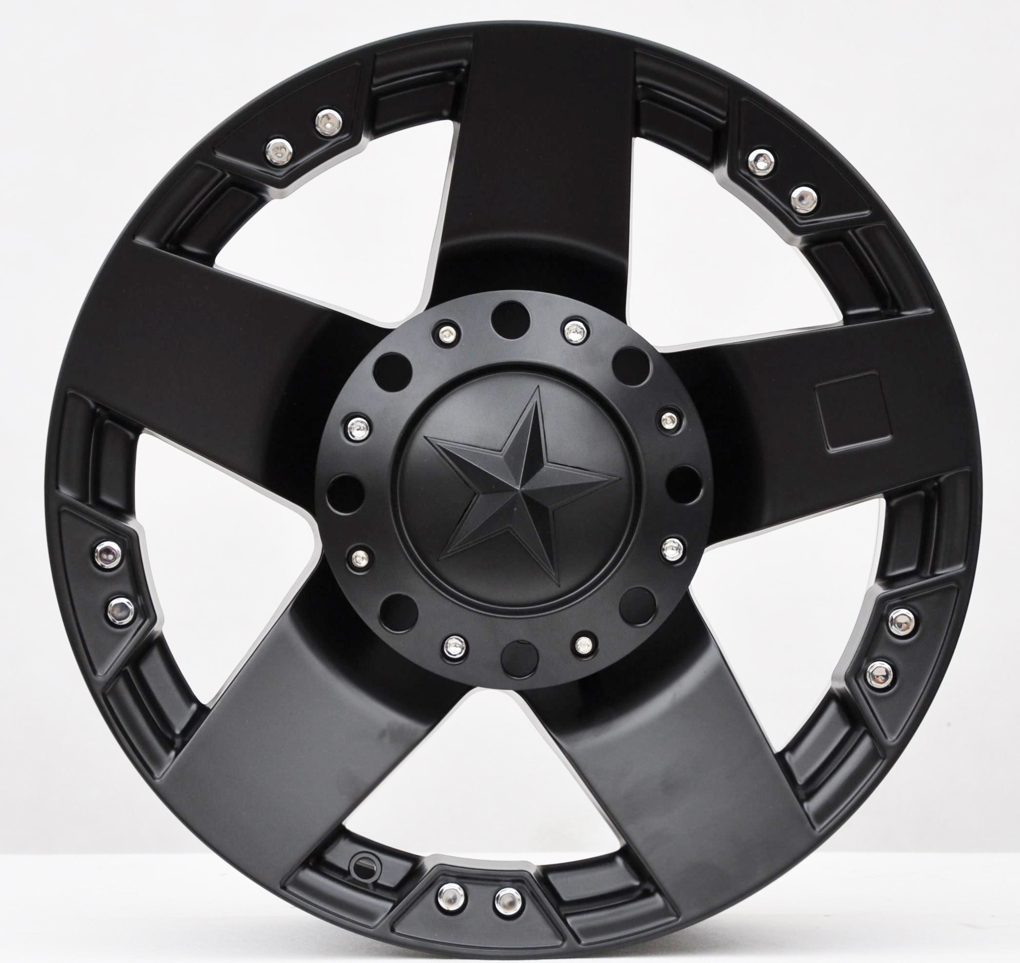 PDW 5187 Alufælge 18" 5x139.7 ET-12 – Sort (sæt á 4)