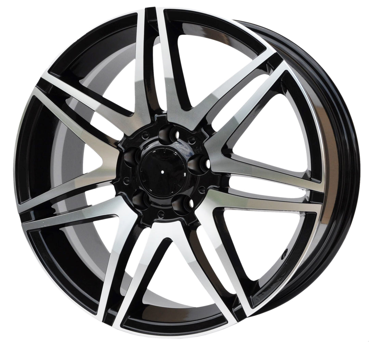 PDW 274/MR100/874/774 Alufælge 18" 8J 5x112 ET45 – Poleret/sort (sæt á 4)
