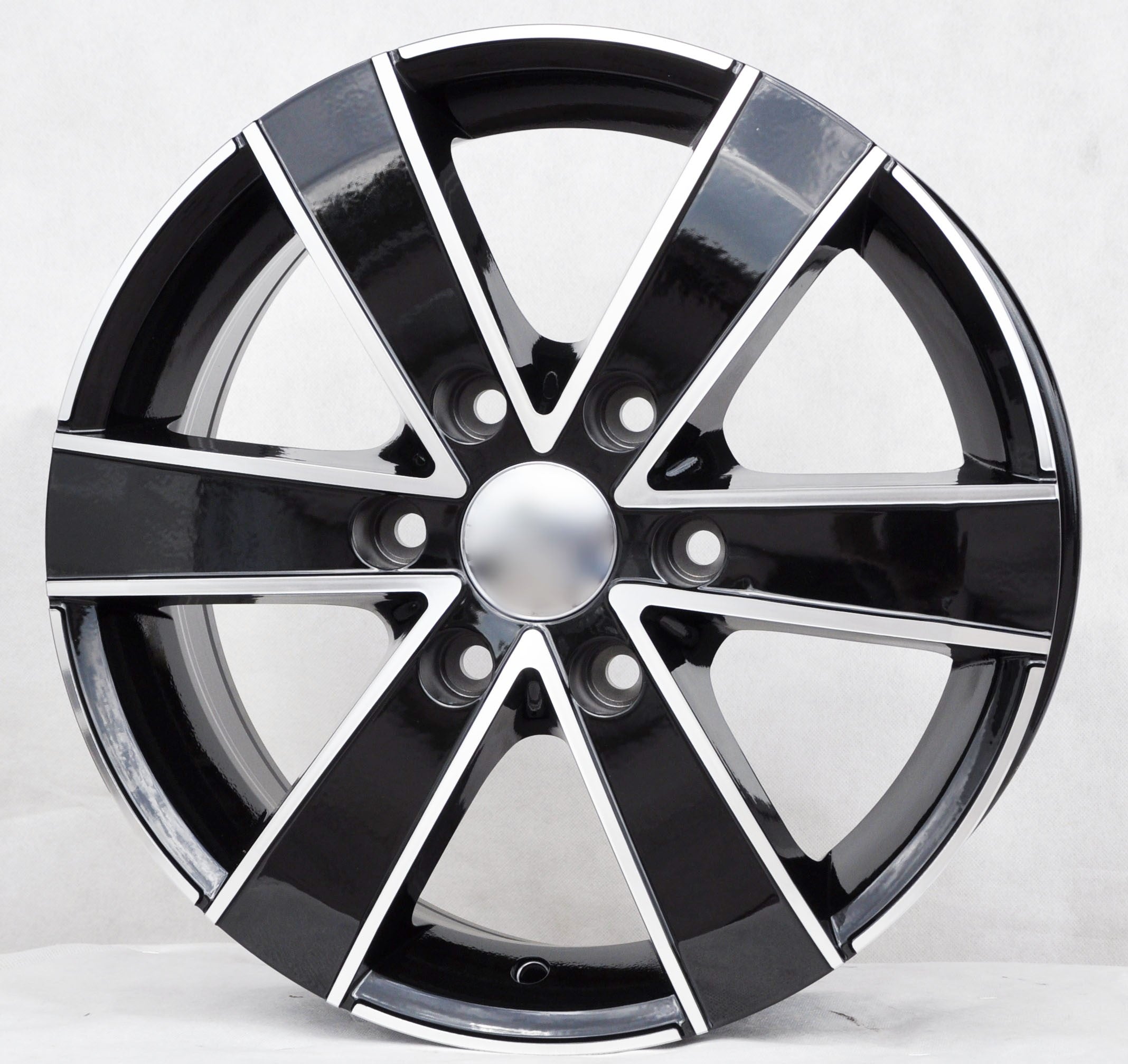 PDW 474 Alufælge 18" 6x130 ET50 – Poleret/sort (sæt á 4)