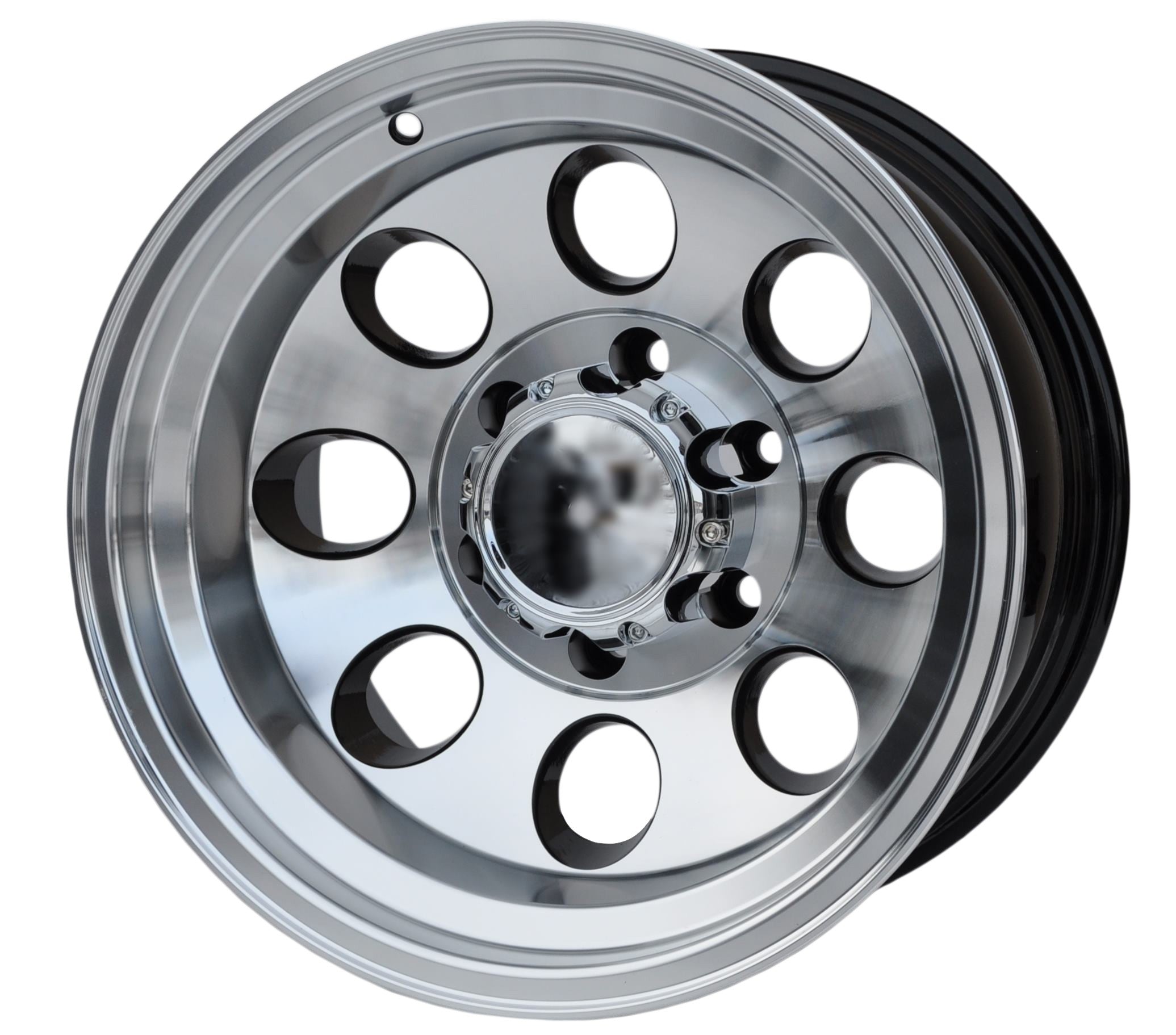 PDW 997 Alufælge 16" 5x139.7 ET-48 – Poleret/sort (sæt á 4)