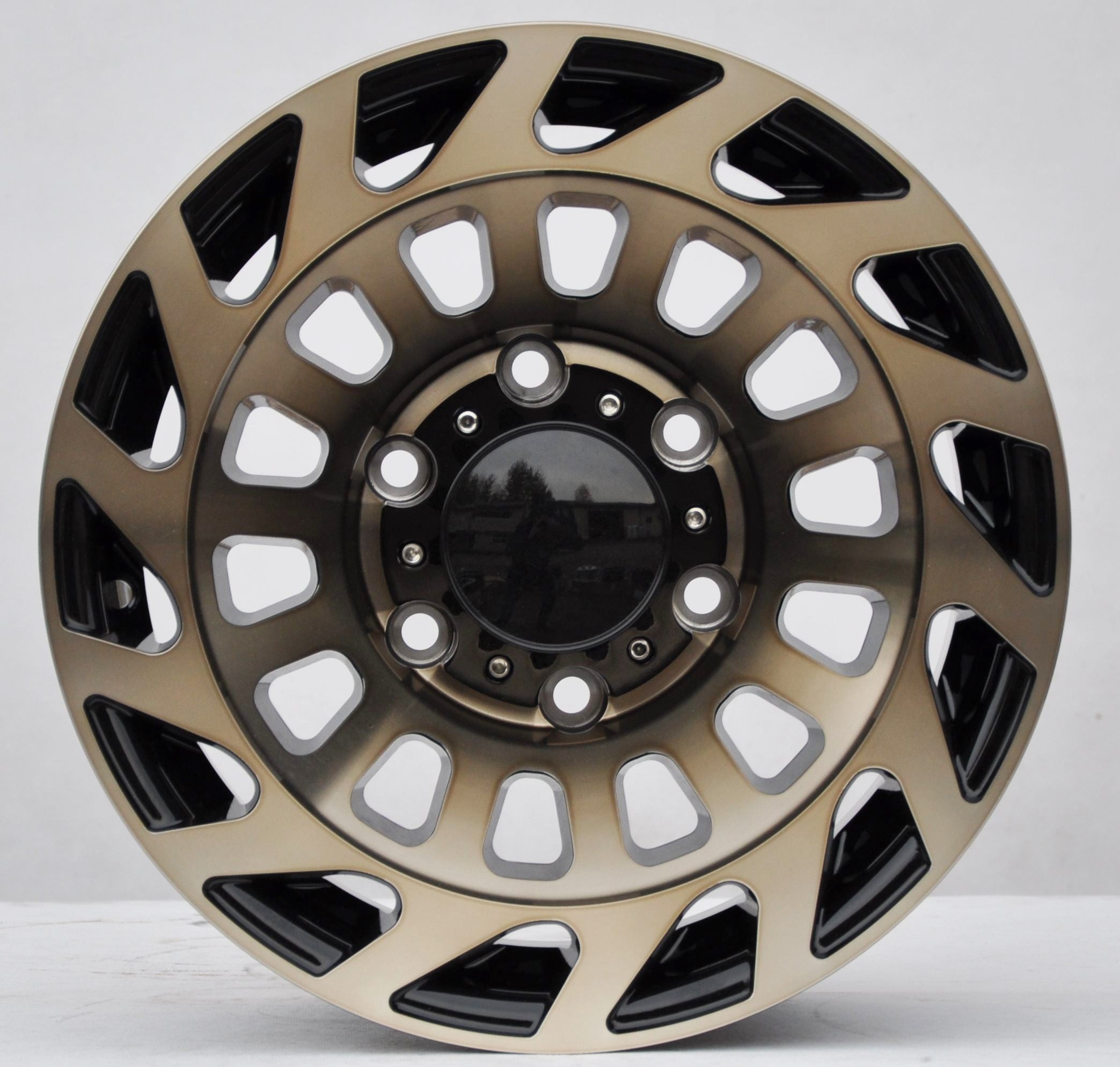 PDW 2143 Alufælge 15" 6x139.7 ET-10 – Sort (sæt á 4)