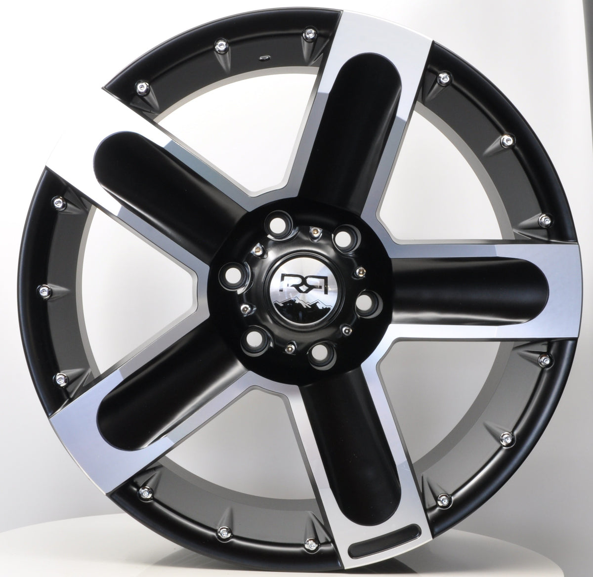 PDW 5036 Alufælge 20" 6x139.7 ET0 – Poleret/sort (sæt á 4)