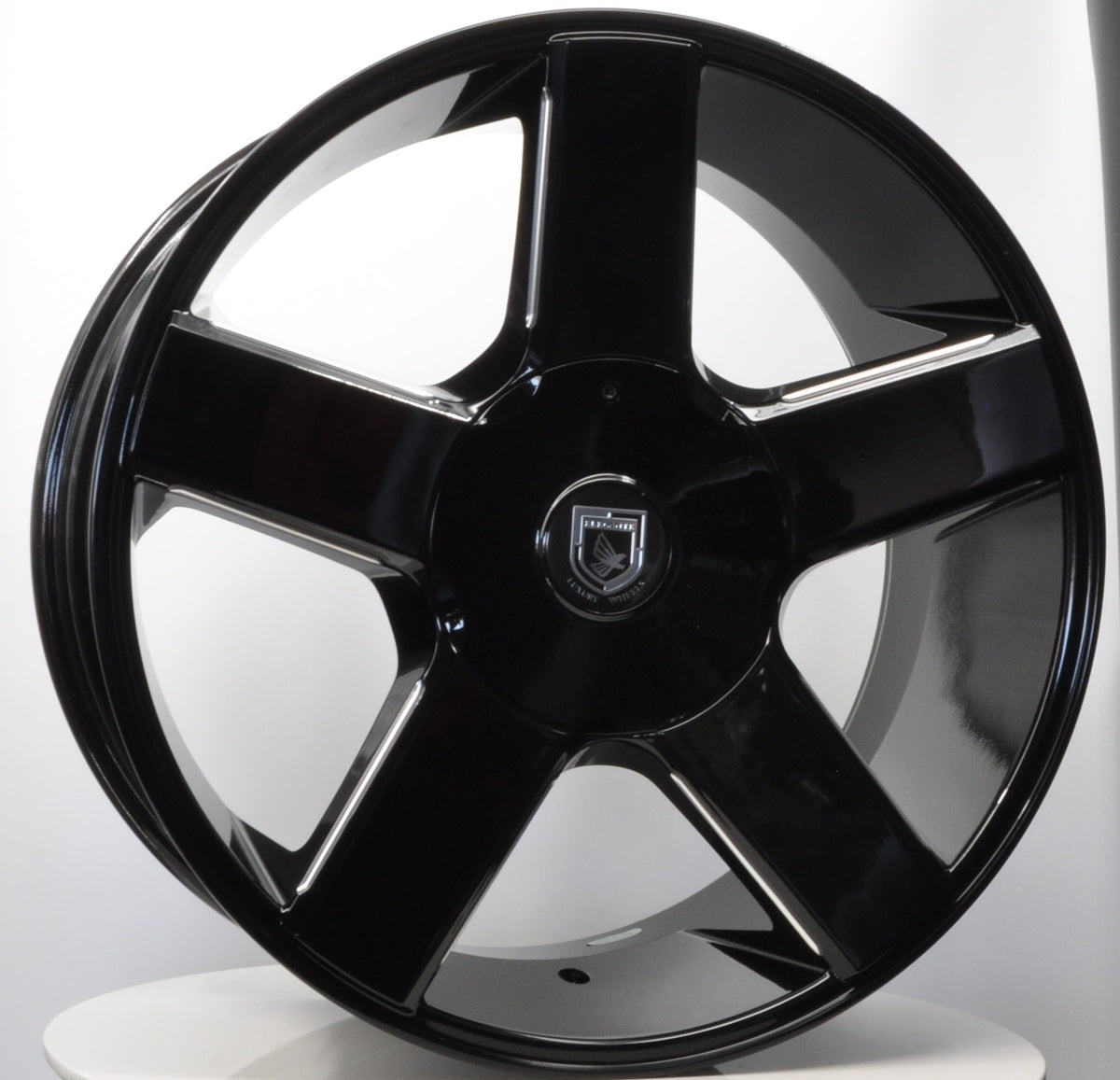 PDW 5452 Alufælge 22" 10J 8x165.1 ET-12 – Sort (sæt á 4)