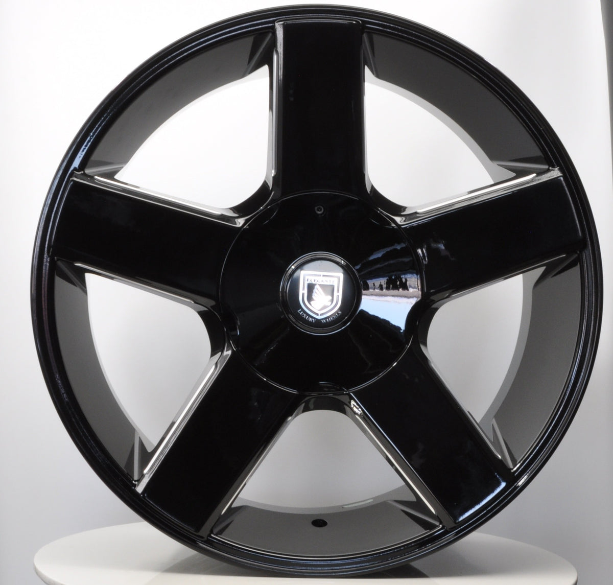 PDW 5452 Alufælge 22" 10J 8x180 ET-12 – Sort (sæt á 4)