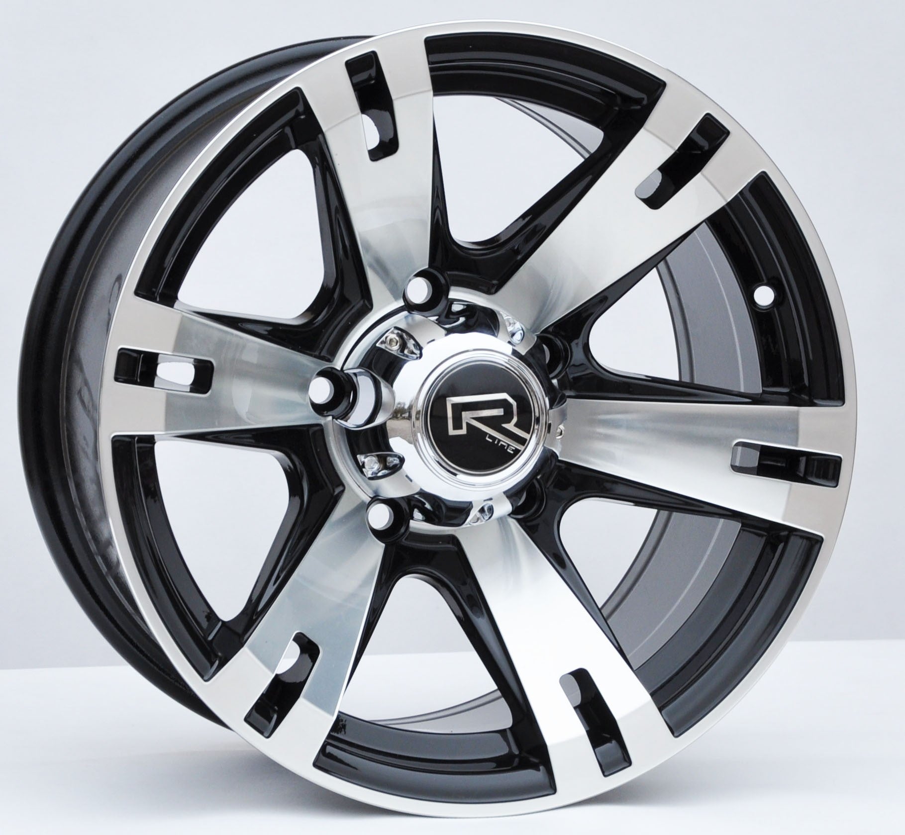 PDW 311 Alufælge 16" 5x139.7 ET0 – Poleret/sort (sæt á 4)