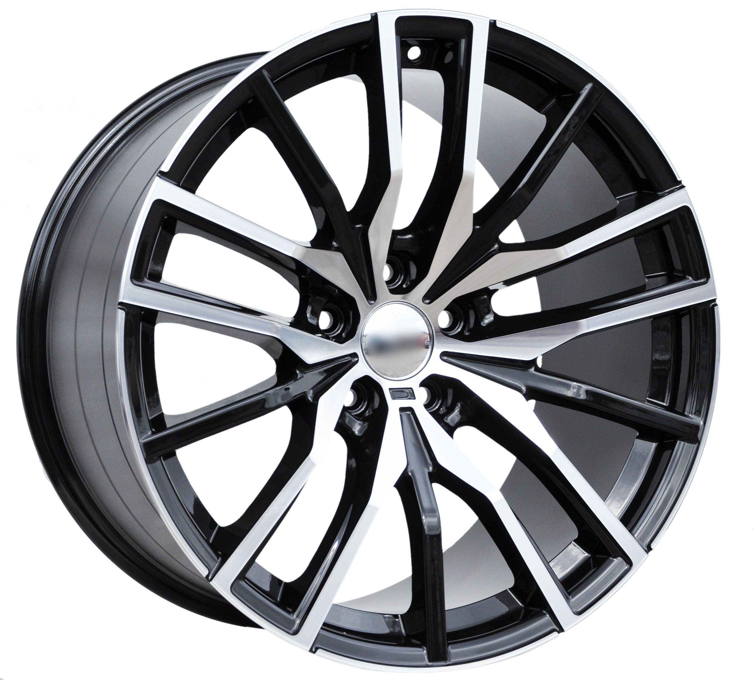 PDW H0324/E167/5464 Alufælge 22" 5x112 ET37 – Poleret/sort (sæt á 4)