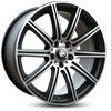 Keskin KT16 Alufælge 18" 5x112 ET45 – Poleret/sort (sæt á 4)