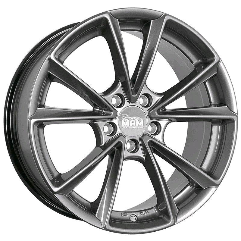 MAM A5 Alufælge 19" 5x112 ET45 – Gun metal (sæt á 4)