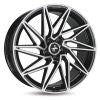 Keskin KT20 Alufælge 19" 5x112 ET30 – Poleret/sort (sæt á 4)