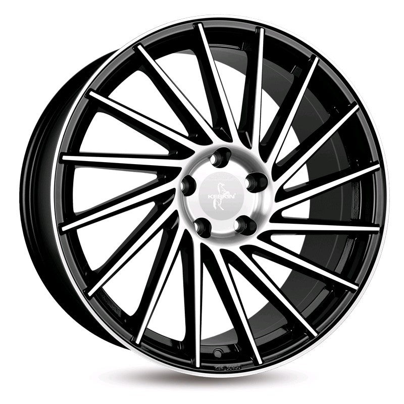 Keskin KT17 Alufælge 20" 5x112 ET30 – Poleret/sort (sæt á 4)