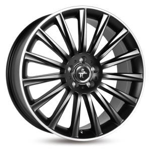 Keskin KT18 Alufælge 17" 5x120 ET35 – Poleret/sort mat (sæt á 4)