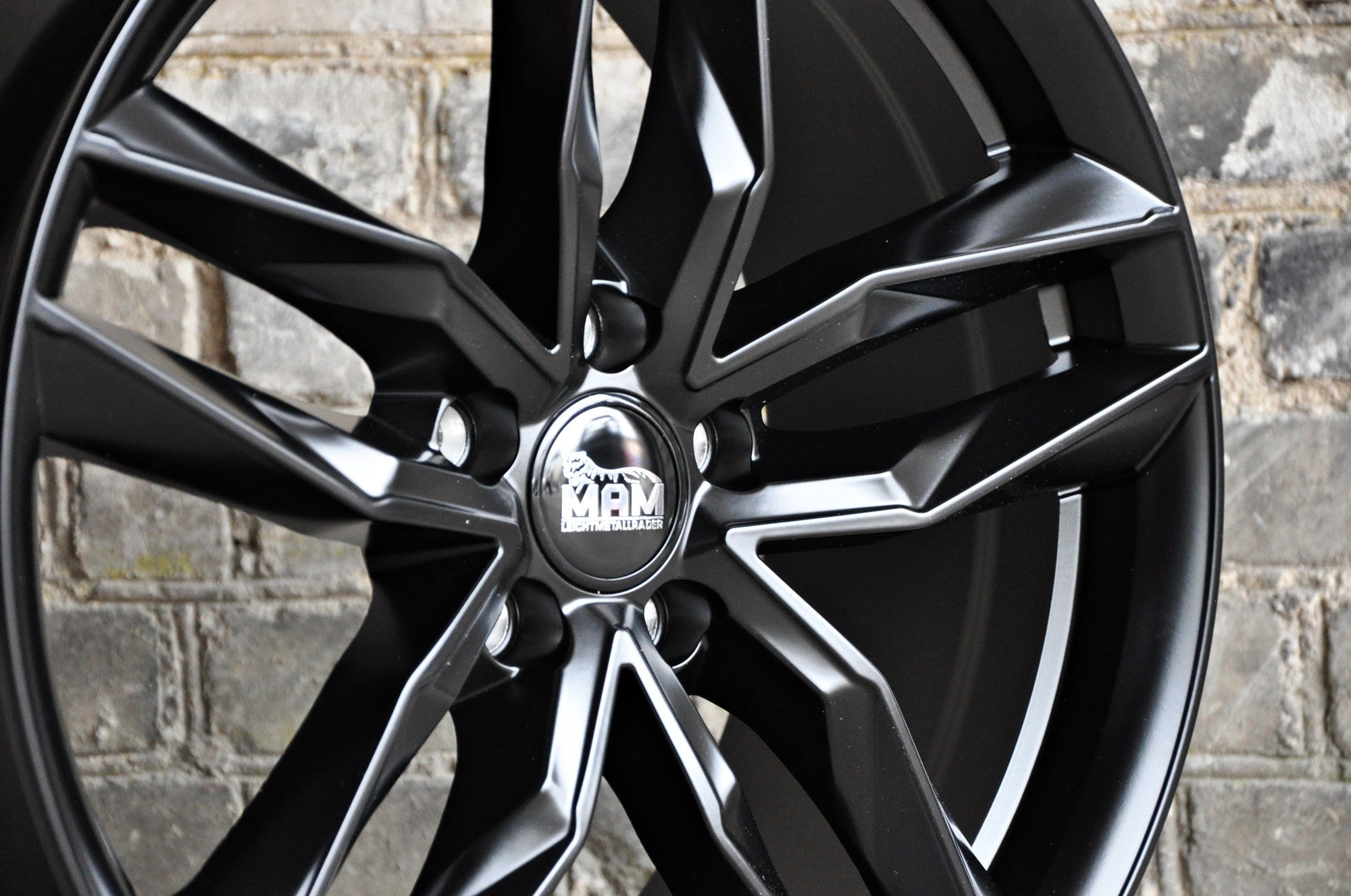 MAM RS3 Alufælge 16" 5x112 ET48 – Sort (sæt á 4)