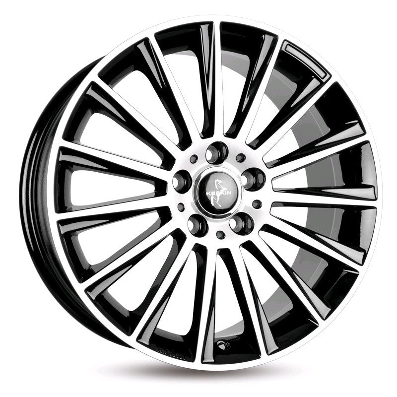 Keskin KT18 Alufælge 22" 5x130 ET40 – Poleret/sort (sæt á 4)