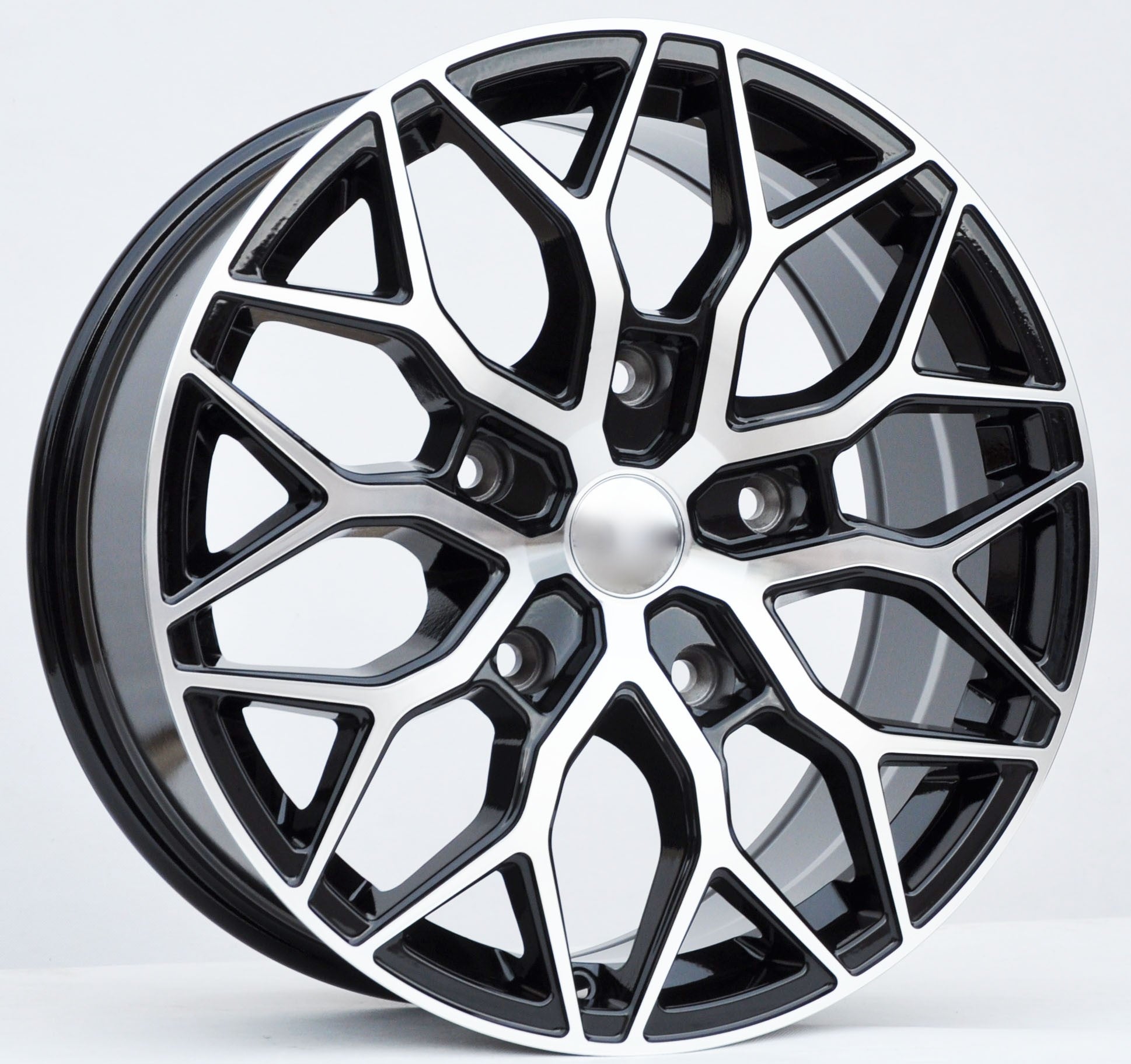 PDW 0319 Alufælge 18" 5x160 ET50 – Poleret/sort (sæt á 4)