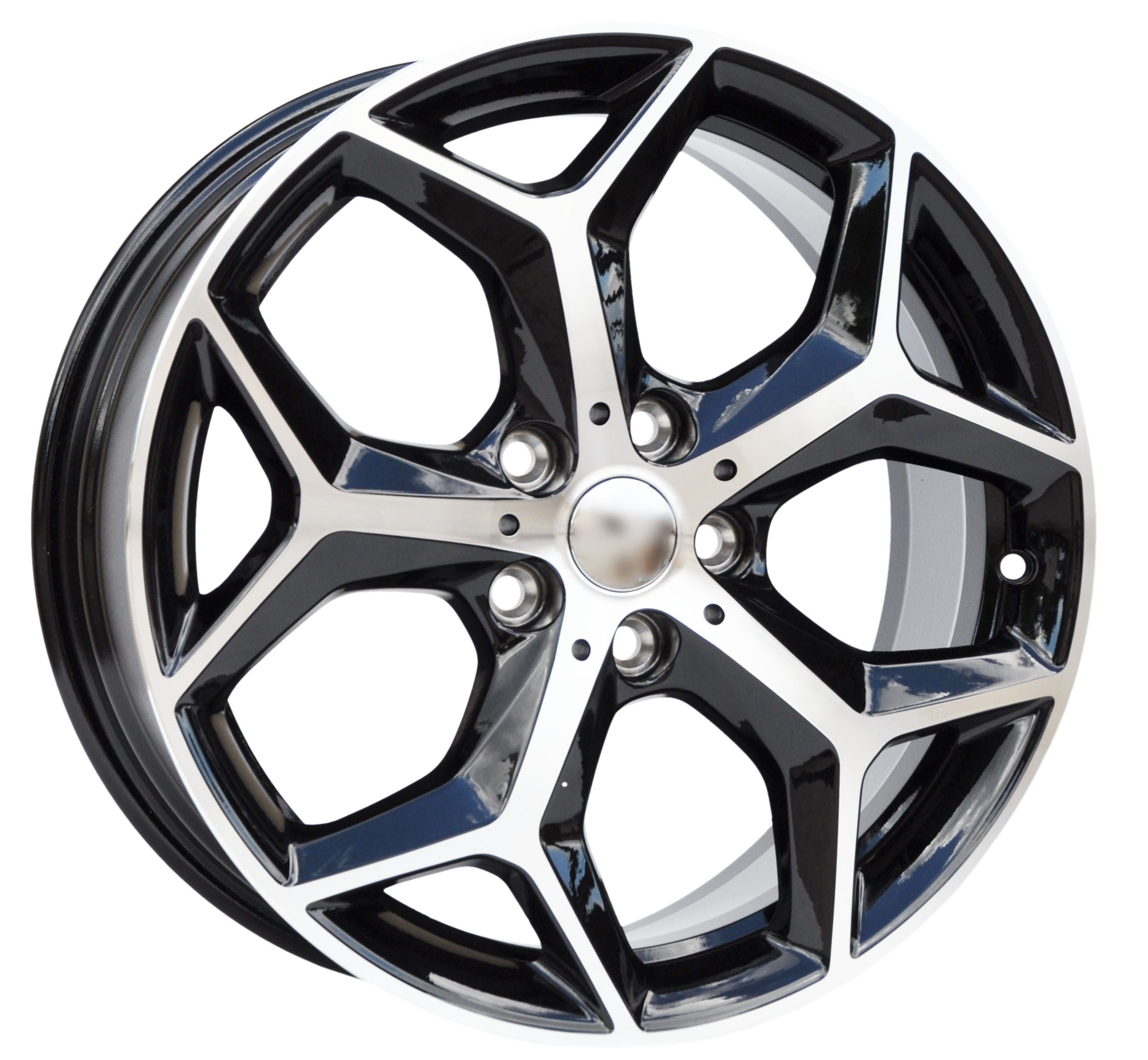 PDW 1623 Alufælge 18" 5x112 ET51 – Poleret/sort (sæt á 4)