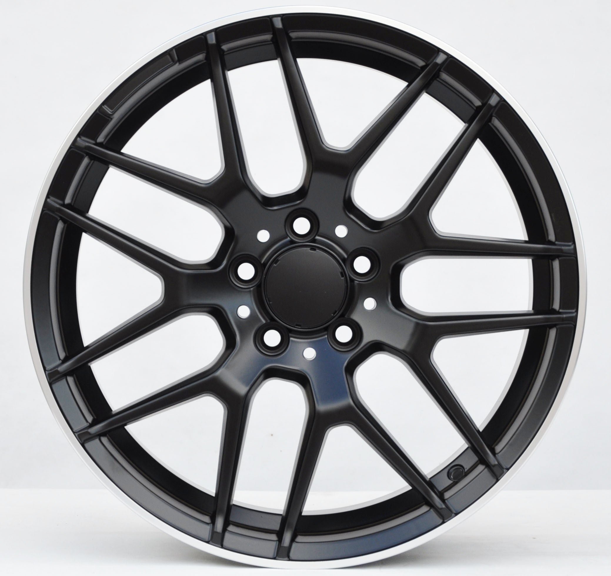 PDW 1257 Alufælge 18" 5x112 ET40 – Poleret/sort mat (sæt á 4)
