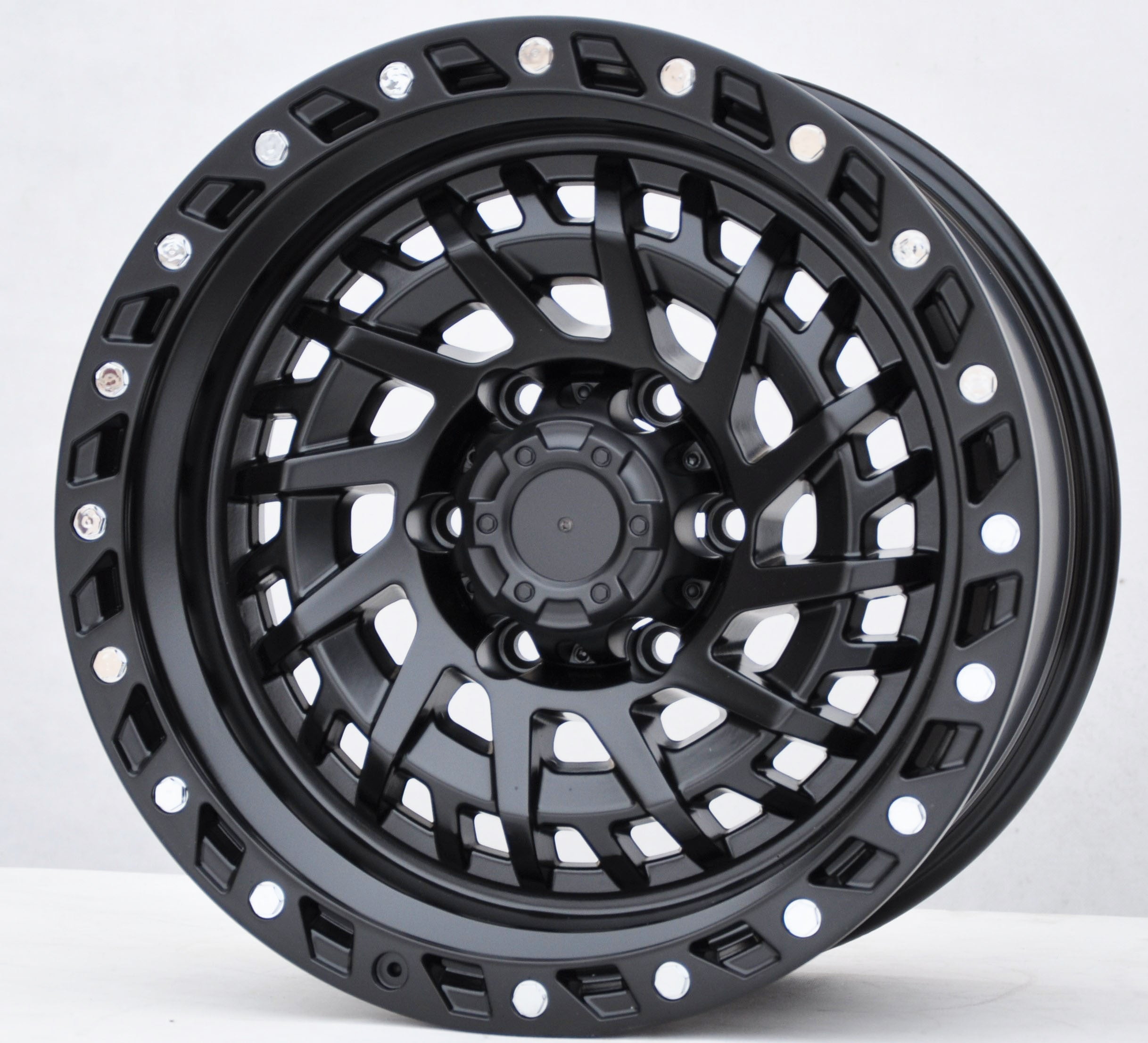 Toro Corsa JT195 Alufælge 17" 6x139.7 ET0 – Sort mat (sæt á 4)