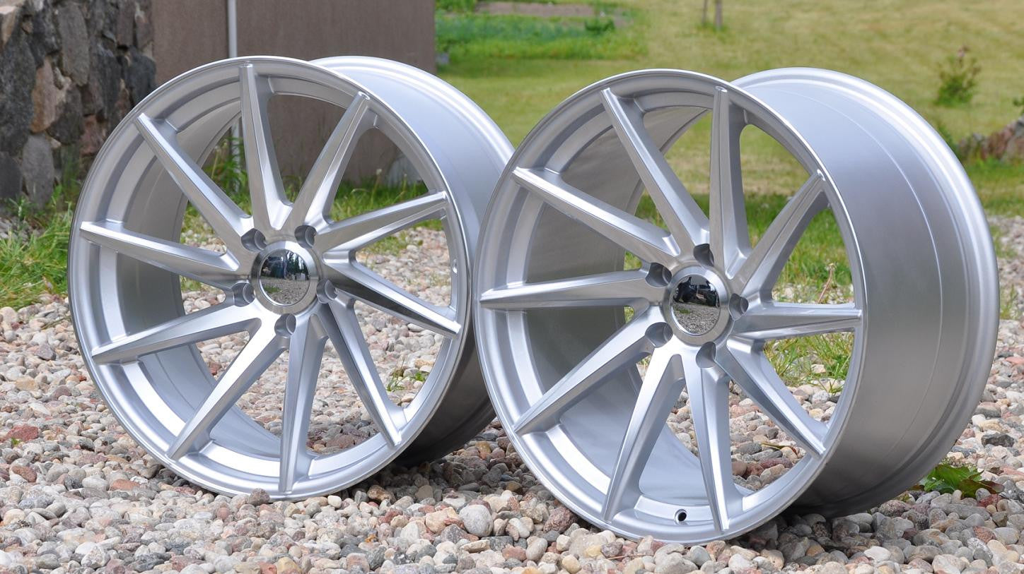 PDW 1059MS099 Alufælge 19" 5x112 ET35 – Poleret/sølv (sæt á 4)