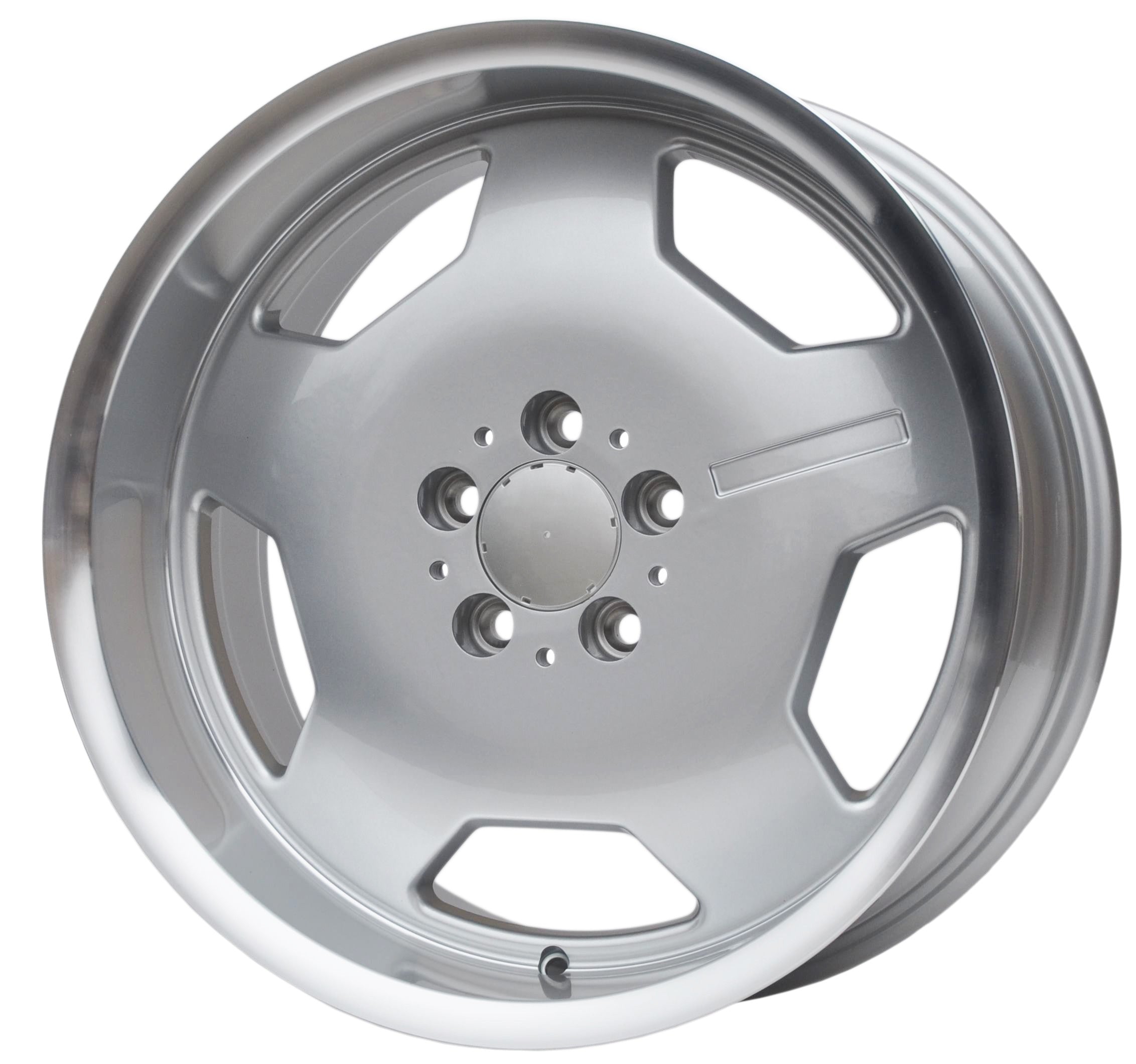 PDW 5270 Alufælge 17" 5x112 ET35 – Poleret/sølv (sæt á 4)