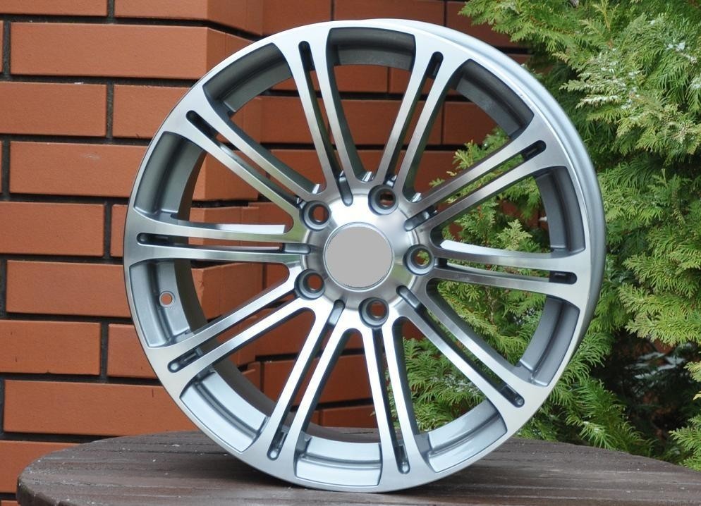 PDW 568/732 Alufælge 17" 5x120 ET34 – Poleret/grafit (sæt á 4)