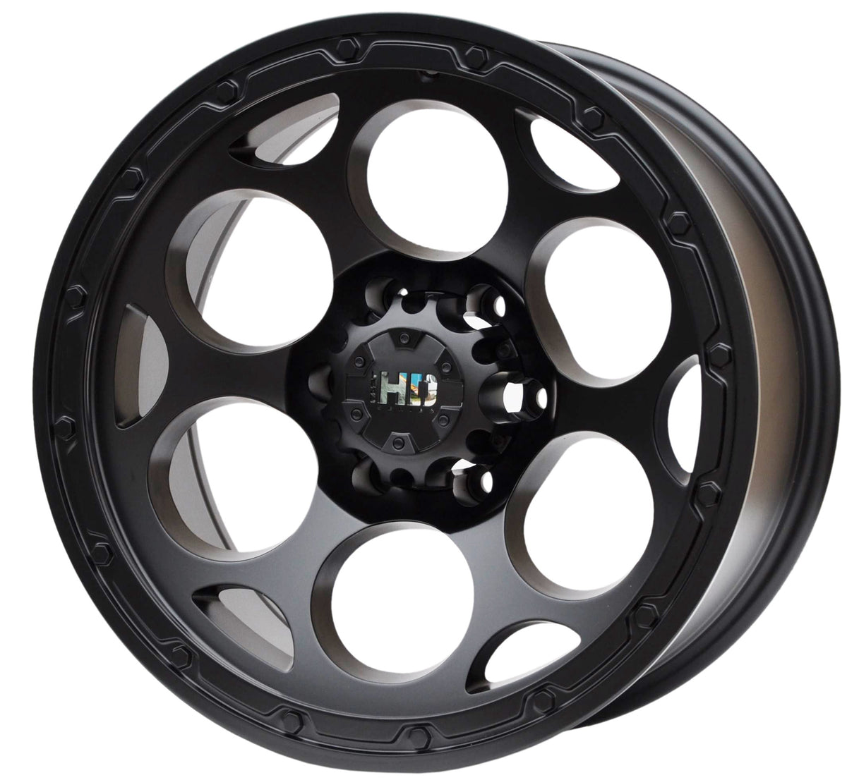 Toro Corsa 5748 Alufælge 17" 9J 6x139.7 ET-10 – Sort (sæt á 4)