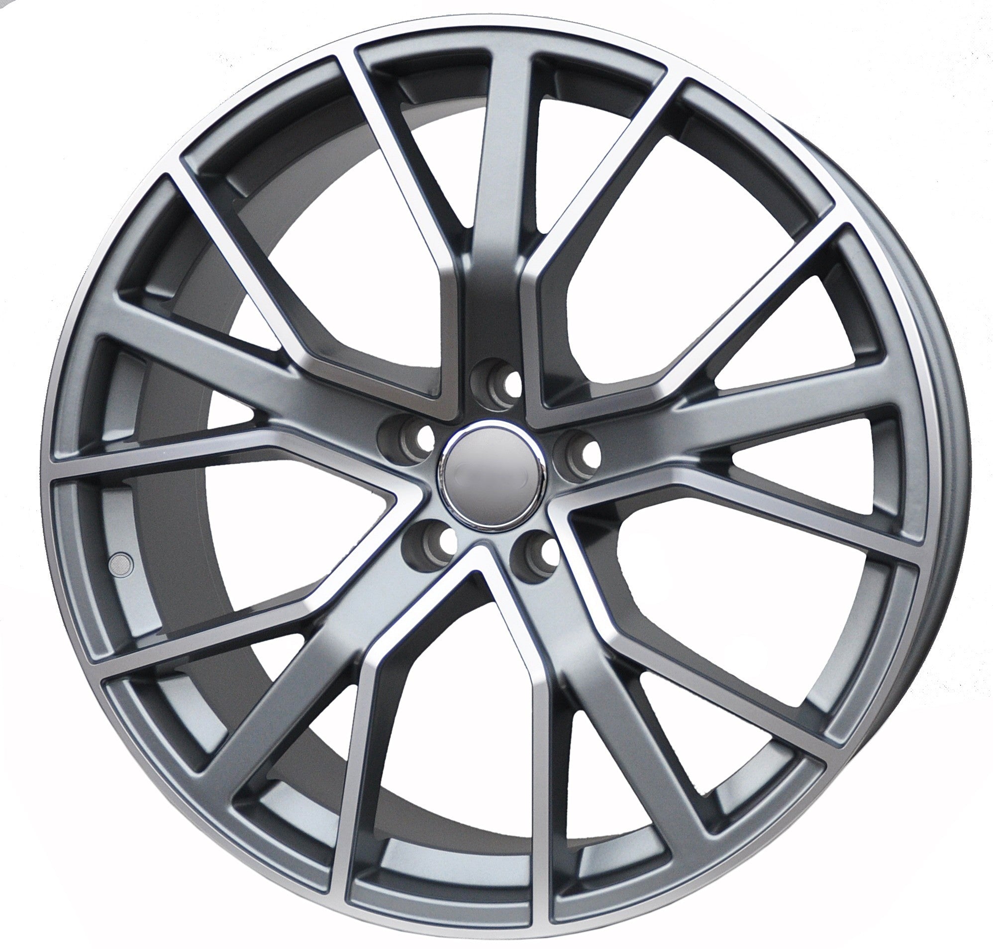 PDW 5131 Alufælge 21" 5x112 ET31 – Poleret/grafit półmat (sæt á 4)