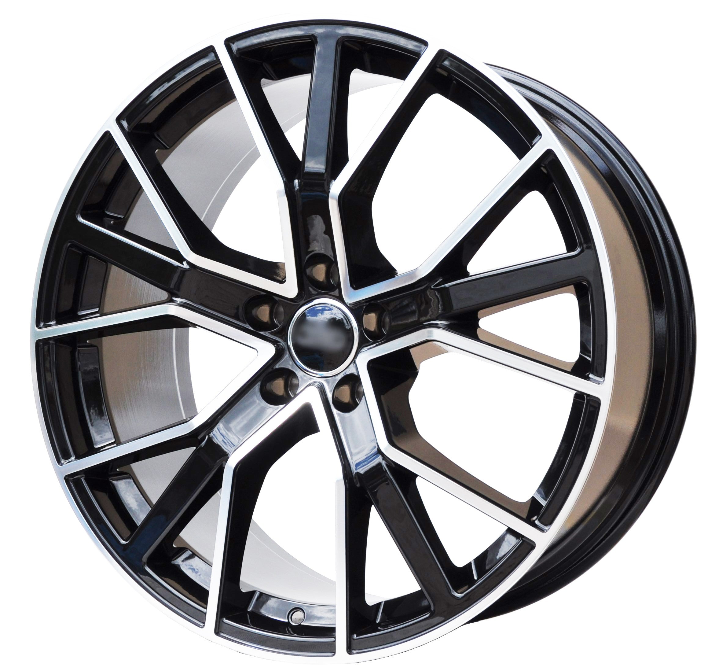 PDW 5131/5383 Alufælge 21" 5x112 ET31 – Poleret/sort (sæt á 4)