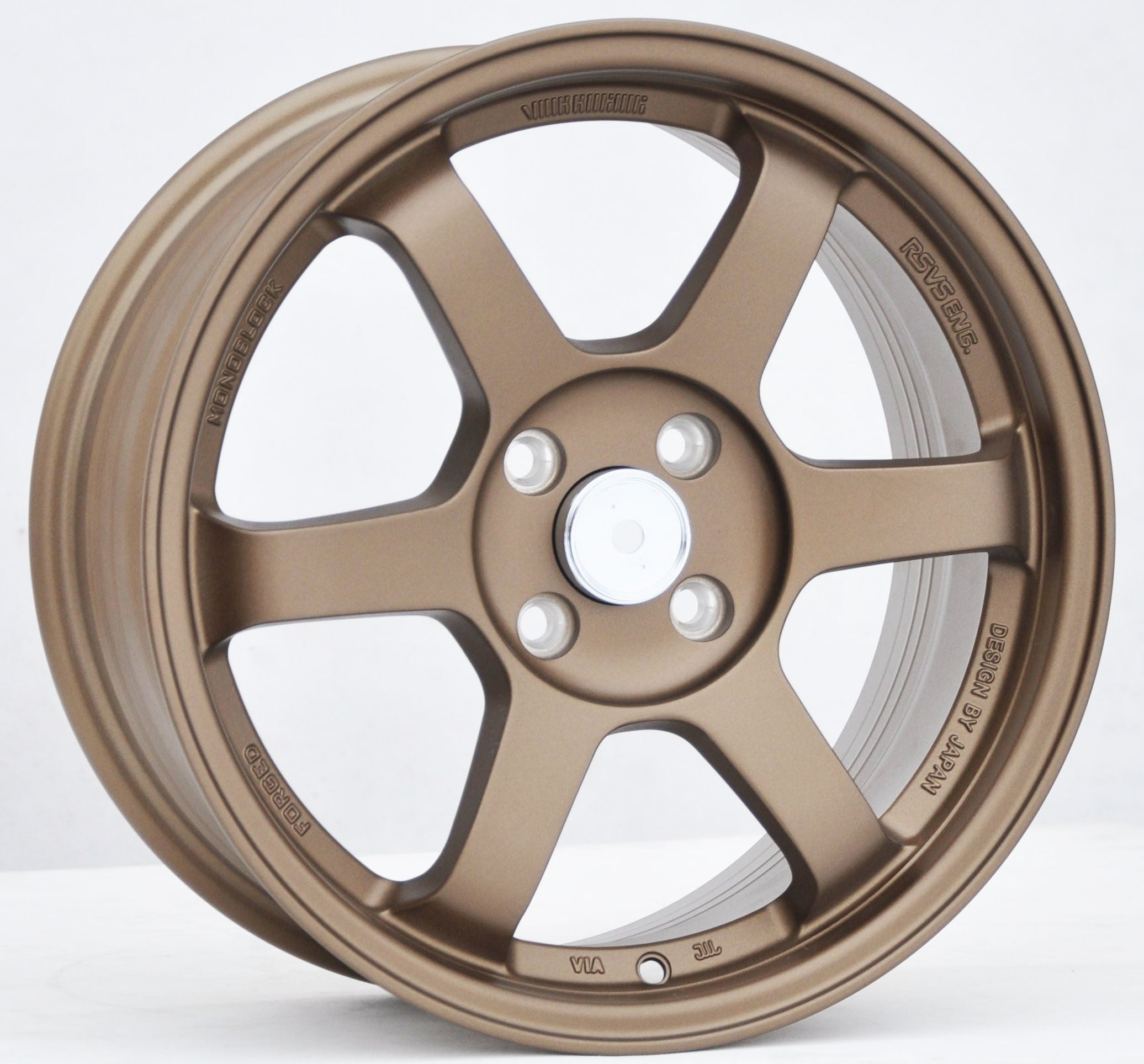 Toro Corsa 604 Alufælge 16" 4x100 ET40 – BRONZE MATT (sæt á 4)
