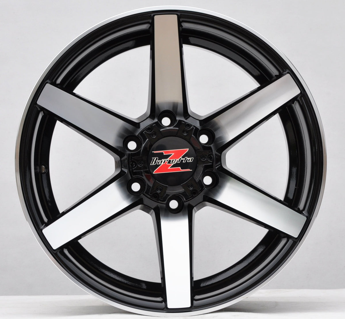 Toro Corsa 6112 Alufælge 18" 6x139.7 ET10 – Poleret/sort (sæt á 4)