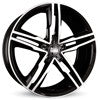 MAM A1 Alufælge 19" 5x112 ET30 – Poleret/sort (sæt á 4)
