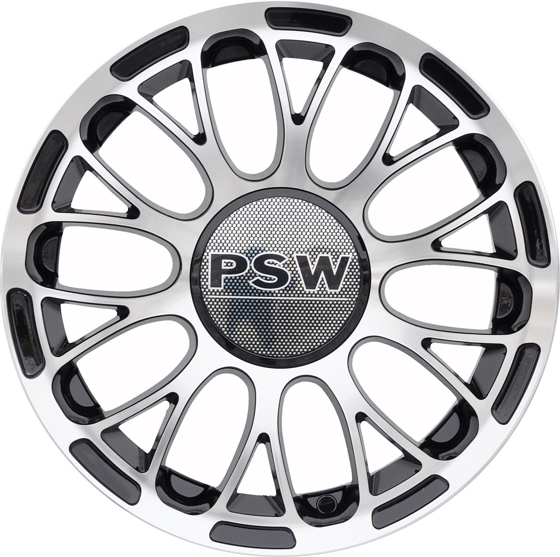 PDW 392 Alufælge 15" 4x98 ET35 – Poleret/sort (sæt á 4)