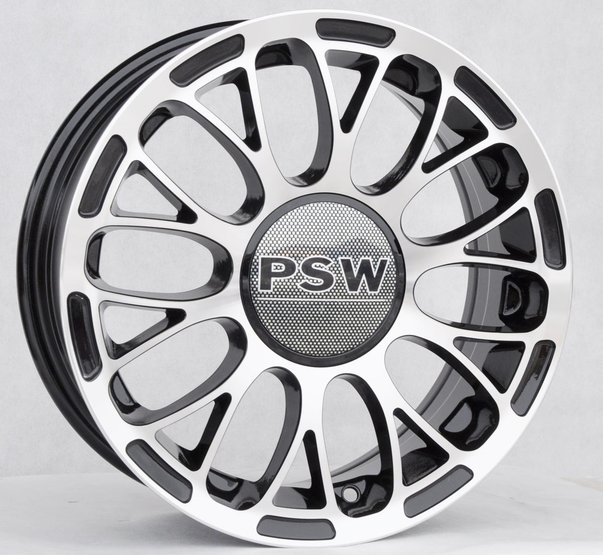 PDW 392 Alufælge 15" 4x98 ET35 – Poleret/sort (sæt á 4)