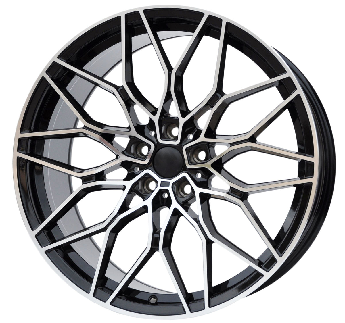 PDW 292 Alufælge 20" 8,5/9,5J 5x120 ET35 – Poleret/sort (sæt á 4)