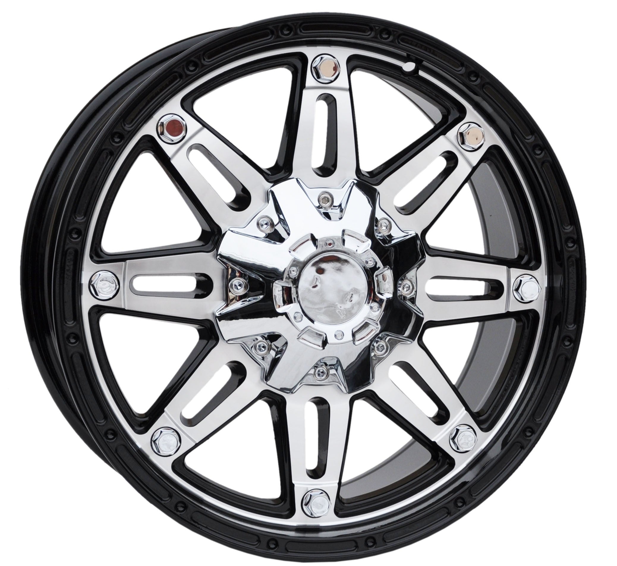 Toro Corsa QC801 Alufælge 17" 6x135 ET0 – Sort (sæt á 4)