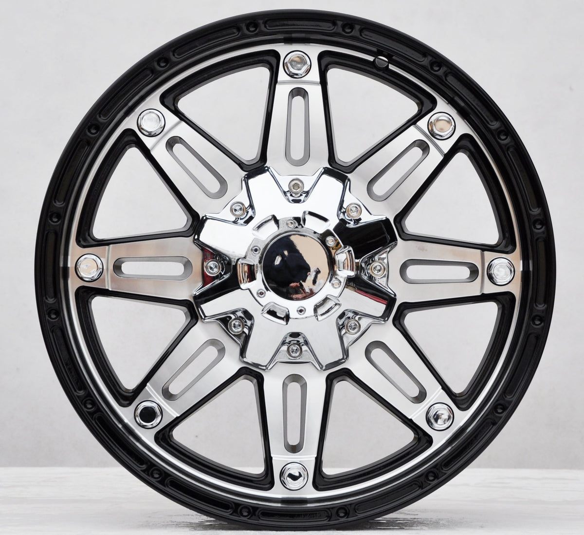 Toro Corsa QC801 Alufælge 17" 8J 6x135 ET0 – Sort (sæt á 4)